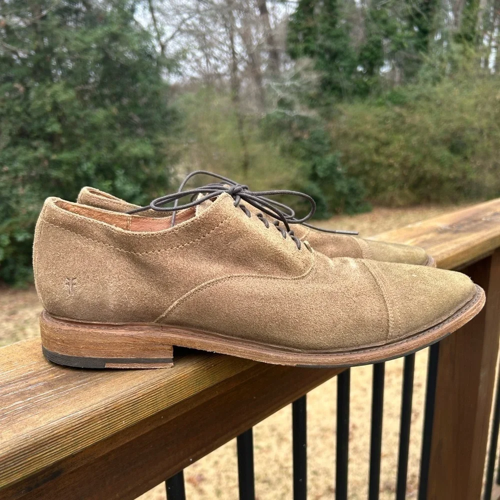 Frye Paul Bal Suede Oxford shoes size 13